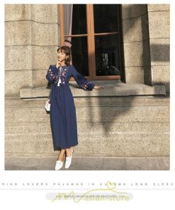 マキシ | ワンピース レディース エスニック風 ボヘミアン ロング丈 ロングワンピース 派手 ゆったり 民族風 長袖 綿麻 リゾート夏 海デート 海外旅行 丸首 秋 高品質