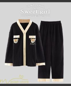 パジャマ ルームウェア | パジャマ ルームウェア レディース 春夏秋 長袖 綿ルームウェア 大きいサイズ 上下セット きれいめ 可愛い セットアップ 部屋着 トレンド 寝巻き 韓国風 女性着