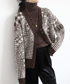 ニット・セーター | ニットジャケット レディース Vネック