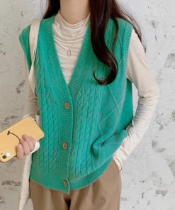 ニット・セーター | Vネック ニットベスト レディース春秋冬