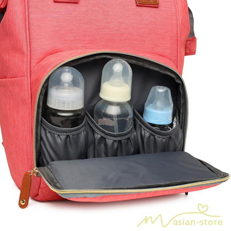 女性用バッグ | ママバッグ ママリュック マザーズバッグ マザーズリュック カバン 大容量 USB接口 保温ポケット 多機能 防水 哺乳瓶 レディース バッグパック 出産祝い 撥水