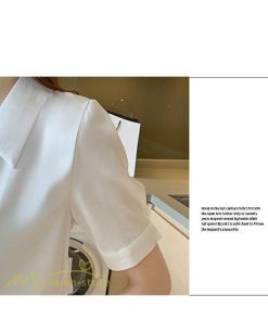 シャツ・ブラウス | シャツ Tシャツ ブラウス レディース 無地 半袖 春 夏 トップス 秋 Vネック フォーマル オフィス 可愛い おしゃれ カジュアル サマー トップス 秋 半袖シャツ