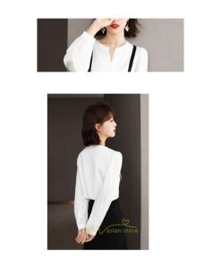 シャツ・ブラウス | ブラウス レディース シャツ 長袖 オフィス フォーマル スーツ インナー 白 シフォン ビジネス 着痩せ お仕事 通勤 高級感 上品 おしゃれ OL