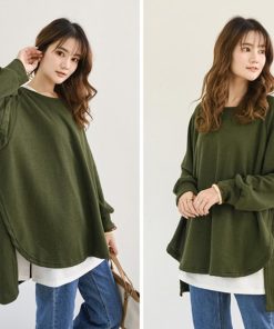 Tシャツ・カットソー | カットソーチュニック 春 ロンT 前後差
