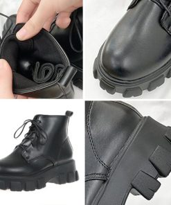 ショートブーツ | ダンスシューズ シューズ レースアップ ショットブーツ 痛くない レディース 歩きやすい 通勤 通学 ローヒール