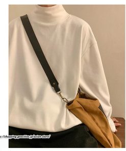 Tシャツ | インナー メンズ 防寒 長袖 ハイネック カジュアル 保温 秋冬 メンズインナー 長袖無地 シャツ 着回し 大きいサイズ カッコウイイ トップス