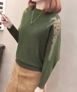 ニット・セーター | ドルマンニットトップス ボートネック上品