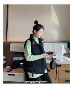 コート・ジャケット | 中綿ベスト レディース ダウンベスト 痩せ着 シンプル ショート丈 ダウンコート 秋 冬 暖かい 防寒着 大きいサイズ アウター おしゃれ