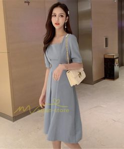 マキシ | ワンピース レディース 40代 きれいめ 膝丈ワンピース 春夏新作 半袖ワンピース 韓国ファッション 通勤通学 20代30代 エレガント お出かけ カジュアル ビジネス