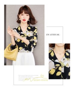 シャツ・ブラウス | ブラウス シャツ レディース 長袖 花柄 フォーマル オフィス シフォン きれいめ 春夏秋 トップス おしゃれ 着痩せ 送料無料 おしゃれ 可愛い レトロ風 SNS映え