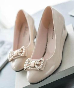 パンプス | ウェッジソールポインテッドトゥ 合皮レザー エナメル レディース ウェッジヒール ストラップなし スリップオン 緑 滑り止めソール 黒