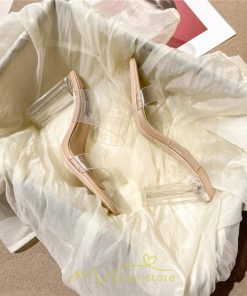 パンプス | サンダル クリアサンダル クリアヒール ハイヒール レディース ストラップ オープントゥ 結婚式 キャバ パーティー 謝恩会 美脚サンダル 通勤用