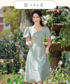 大人 | パーティードレス 結婚式 40代 20代 ミモレ丈 袖あり 長袖 韓国風 フォーマルドレス ワンピース お呼ばれ 二次会 エレガント 披露宴 女性 謝恩会 上品