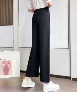 パンツ レギンス | ワイドパンツ マタニティウェア 妊婦服 パンツ 着痩せ 無地 マタニティパンツ おしゃれ 上品 春 夏 ウエスト調整 マタニティパンツ 産前 お出かけ カジュアル