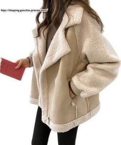 コート・ジャケット | アウター ジャケット レディース フリースジャケット ジップアップ カーディガン 防寒 厚手 フェイクスエードライダースジャケット フードなし フェイクファー