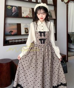 マキシ | フェイクワンピース 秋 レディース 30代40代ワンピース 長袖ワンピース レイヤード風ワンピース Aラインワンピース かわいい 腰着痩せ 美ライン お呼ばれ