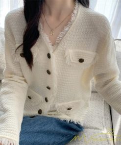 カーディガン | 2022秋冬ニットアウター レディース ニットニット セーター 長袖 羽織り フロントボタン 可愛い トップス 20代40代 通学通勤