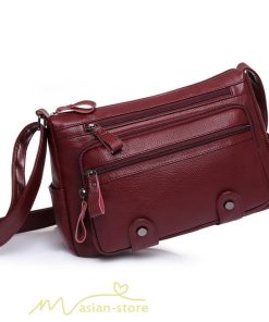 女性用バッグ | ショルダーバッグ レディース 斜めがけ カジュアル 多機能 バッグ 収納力アップ 防水 合皮バッグ シンプル 大人っぽ おしゃれ かわいい 軽量 肩掛け PUレザー