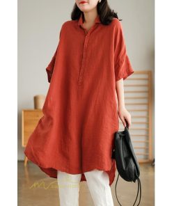 送料無料SALE | ワンピース レディース 夏 カットソー シャツワンピース スカート 麻 綿 大きいサイズ サマー Tシャツ 可愛い 30代 40代 20代 体型カバー ゆったり 送料無料