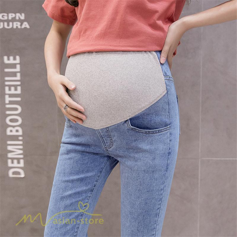 パンツ レギンス | デニムパンツ マタニティパンツ レディース ウエスト調整 カジュアル パンツ ボトムス マタニティウェア 上品 日常感 妊婦服 大きいサイズ 着痩せ お出かけ