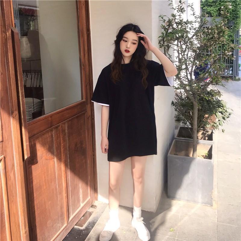 tシャツ・カットソー | Tシャツ 半袖 レディース カットソー バックギャザー トップス ビッグティーシャツ 2019春夏新作 大人気 ロングティーシャツ 可愛い シンプル ゆったり