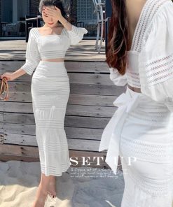 セットアップ | レディース スカート 白韓国