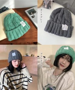 ニット帽 | ケーブル編み ニット帽子 レディース秋冬