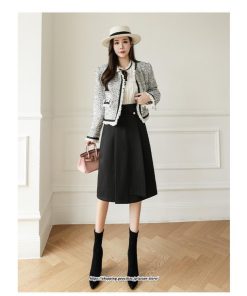 スカート | レディース 秋 冬 秋冬 ミモレ丈 膝丈 ロング 無地 ミディアム丈 ひざ丈 送料無料 Aライン ハイウエスト おしゃれ 通勤 通学 ラシャ 2022年秋冬 暖か