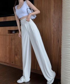 ワイドパンツ | ハイウエストレディース 無地