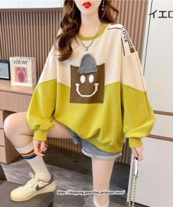 パーカー | スウェット トレーナー レディース トップス プルオーバー 長袖 クルーネック ゆったり 切り替え 50代 40代 30代 コットン おしゃれ 丸首 20代 送料無料 綿