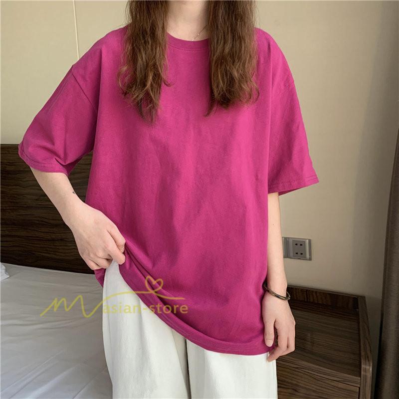 tシャツ・カットソー | Tシャツ レディース 半袖 春 夏 秋 トップス カットソー カジュアル シンプル ゆったり 20代30代40代50代 体型カバー 通勤通学 着回し 無地人気 お出かけ 上品