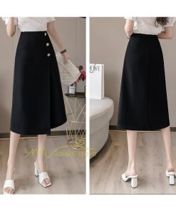 スカート | ボトムス ロング ロングフロントスリット 春 夏 秋 冬 体系カバー Aライン 20代30代40代 通勤通学 カジュアル 無地人気 着痩せ レトロ風 2022