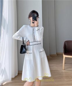 ニットワンピース | ワンピース レディース ニット ワンピース ニット チュニック 膝丈 ロング 長袖 着痩せ 20代30代40代50代 送料無料 秋冬 可愛い 秋冬コーデ