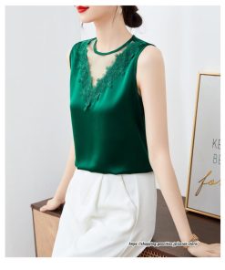 キャミソール タンクトップ | タンクトップ レディース 秋 秋服 レイヤード インナー ノースリーブ 重ね着 夏秋物 ベーシック しわにくい とろっと滑らかな肌触りの落ち感素材 Vネック