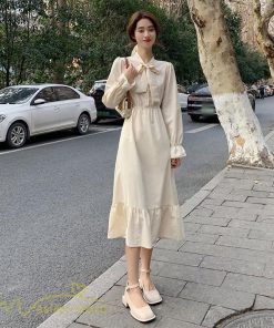 ミディアム | シャツワンピース ワンピース スプリングワンピース レディース 着痩せ 上品 長袖 気質 エレガント 大きいサイズ 通学 お出かけ Aラインワンピース 大人 通勤