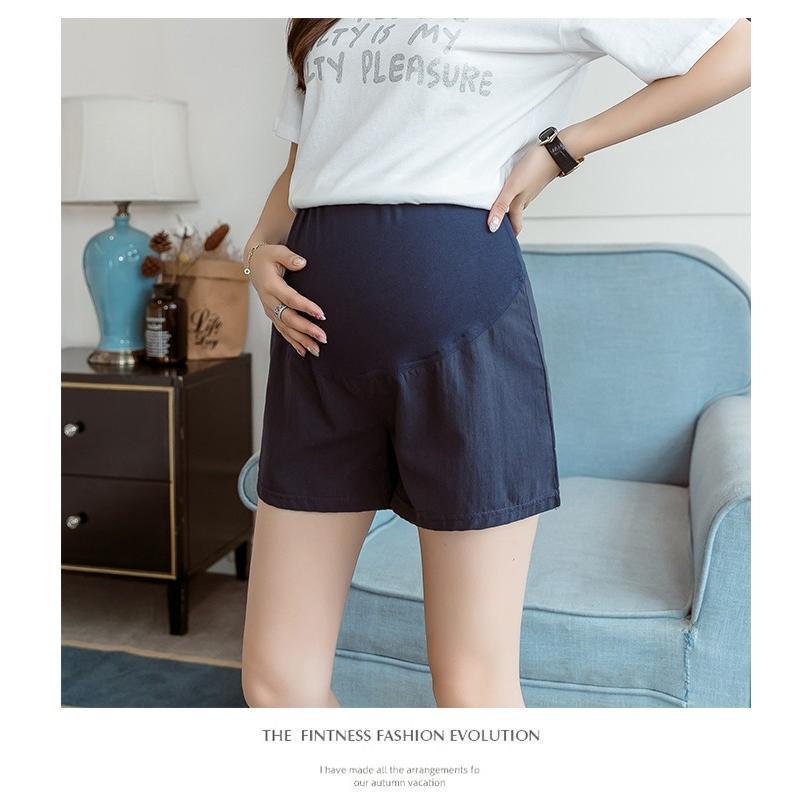 パンツ レギンス | マタニティパンツ コットン綿ショートパンツ ショーパン ボトムス 短ズボン マタニティウェア M L XXL アジャスター ゆったりカジュアル マタニティ服 XL