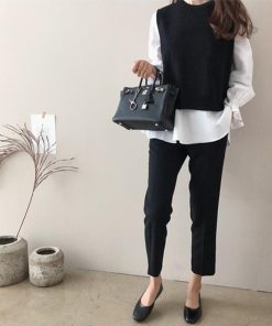 Tシャツ・カットソー | シャツブラウス ニットベスト 2点セット