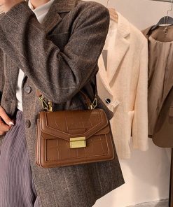 ショルダーバッグ | クロコ型押し 韓国風