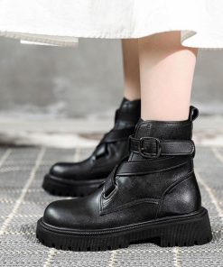 ショートブーツ | 厚底 レディース 美脚