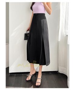 スカート | ボトムス レディース きれいめ 春夏 タイトおしゃれ フォーマル 通勤 プリーツ20代30代40代 着痩せ 韓国風 カジュアル 20代30代40代