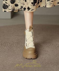 ショートブーツ | レディース 歩きやすい ワークブーツ 楽チン 痛くない ラウンドトゥ 美脚 厚底 カジュアル 通勤 通学 旅行 50代 30代 お出かけ 40代 20代