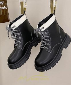 ショートブーツ | レディース 歩きやすい 編み上げブーツ ワークブーツ  編み上げ 痛くない ラウンドトゥ 美脚 厚底 通勤 通学 お出かけ カジュアル 旅行