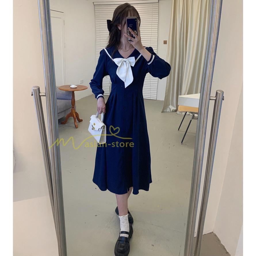 マキシ | 秋ワンピース 長袖 通学通勤 大人 可愛い ミモレ丈ワンピース 着痩せ ちょう Aラインワンピース 無地 20代30代 お呼ばれ レディース 40代 秋物 エレガント