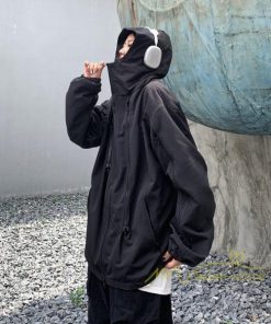 コート・ジャケット | マウンテンパーカー レディース アウター パーカー ジャケット メンズ 男女兼用 ブルゾン カジュアル 大きいサイズ Oversize 羽織り 防風 無地 ゆったり