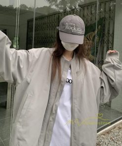 コート・ジャケット | スタジャン レディース ファッション 体型カバー 40代 30代 秋 アウター ジャケット ブルゾン カジュアル 上着 Oversize 長袖 羽織り ライトアウター