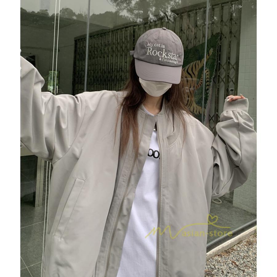 コート・ジャケット | スタジャン レディース ファッション 体型カバー 40代 30代 秋 アウター ジャケット ブルゾン カジュアル 上着 Oversize 長袖 羽織り ライトアウター