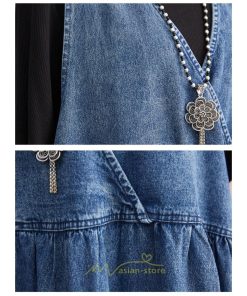 オーバーオール サロペット | オーバーオール デニムサロペットスカート ロングスカート ジャンパースカート デニムスカート レディース ポケット 大人 無地 20代30代 キュート 40代