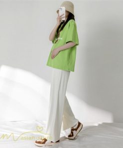 パンツ レギンス | ワイドパンツ マタニティウェア レディース 妊婦 マタニティパンツ 春 夏 秋 新作 薄手 妊婦服 産前 ウエスト調整 柔らか シンプル カジュアルパンツ 無地