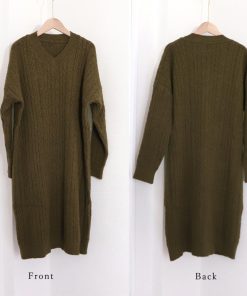 ワンピース | ニット長袖 レディース 秋冬