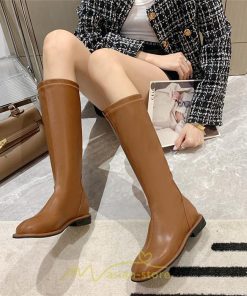 ロングブーツ | レディース ロング丈 太ヒール スクエアトゥ トレンド PU 黒 シンプル コスプレ 美脚 おしゃれ 歩きやすい 履きやすい 滑にくい かわいい